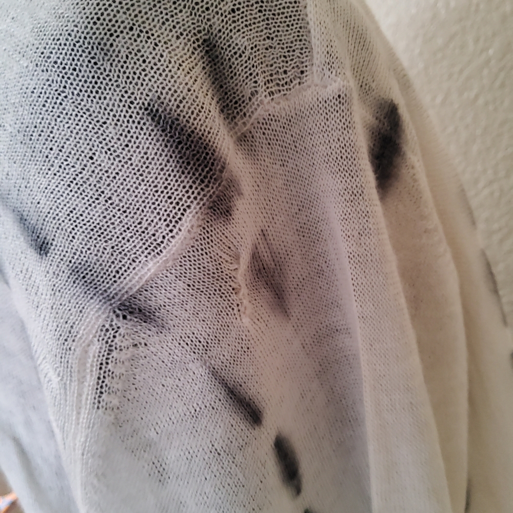 Eileen Fisher Alpaca Silk Drape Tie Die Cardigan Size L - Picture 14 of 14